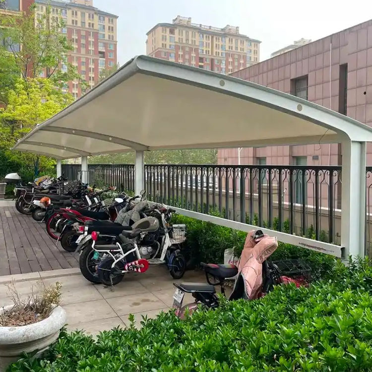 信阳膜结构电动车棚